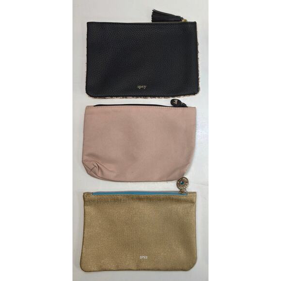 NEW Lot of 6 Ipsy Makeup Cosmetic Glam Bags Travel Zip Pouch Multi-Color Designs - Picture 5 of 6